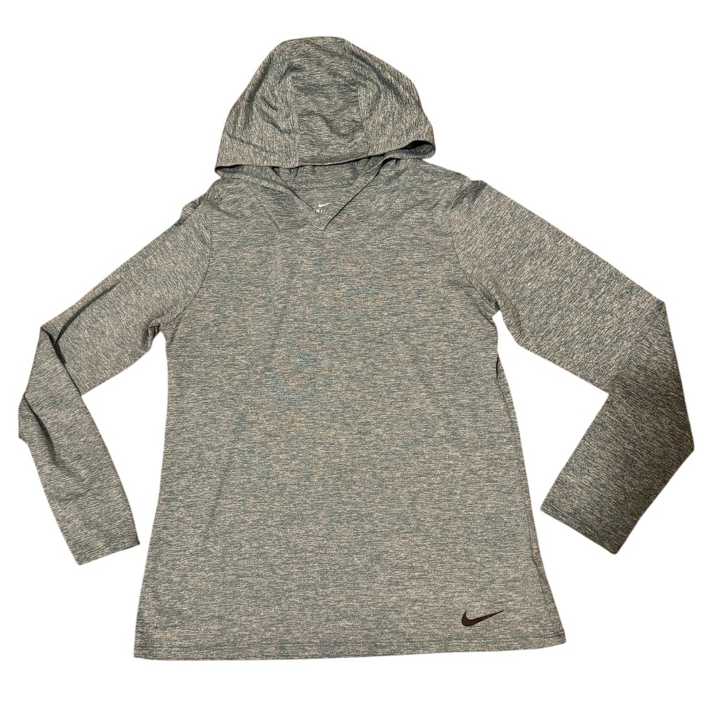 Nike Heathered Blue Dri-FIT Hoodie